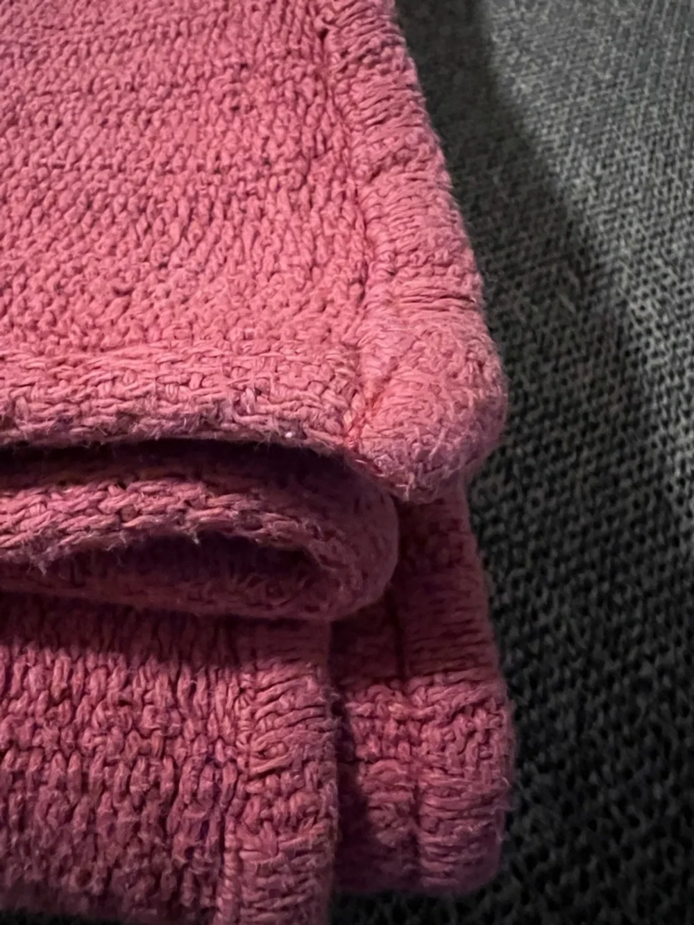Vintage Pier 1 Imports Terracotta Textured Throw Blanket